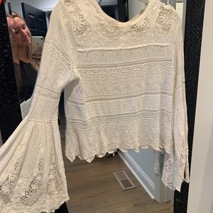 Free People Lace Top